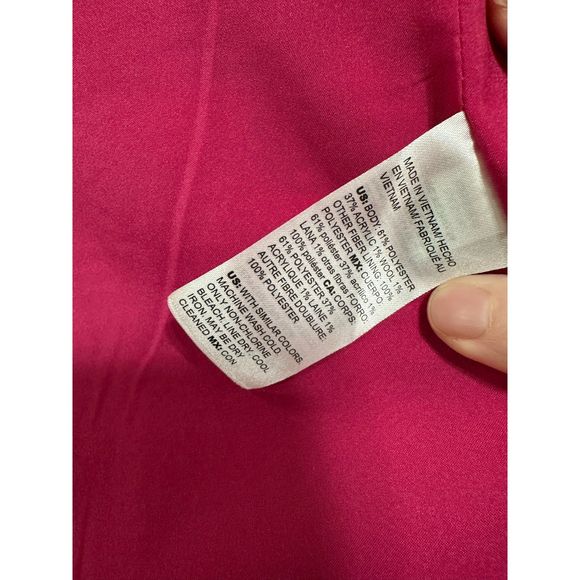 Chico's Women's Front Zip Multicolored Woven Career Jacket Size 1, Medium - Picture 5 of 6